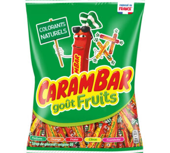 CARAMBAR Bonbons tendres aromatisés aux fruits 320g