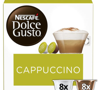 NESCAFE Dolce Gusto – Capsules de café cappuccino 16 capsules