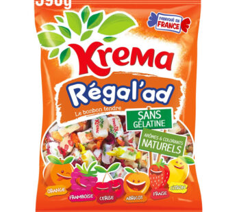 KREMA Régal&rsquo; Ad Bonbons tendres aux fruits 590g
