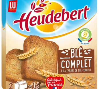 HEUDEBERT – Biscottes au blé complet 2 x 140 g