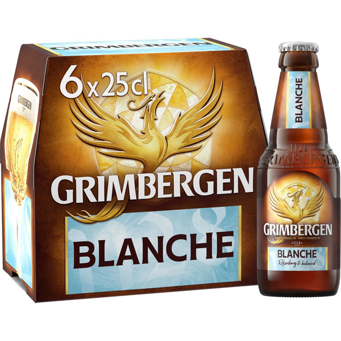 GRIMBERGEN - Bière blanche Belge 6 x 25 cl