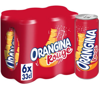 ORANGINA – Boisson gazeuse à la pulpe d’orange sanguine 6 x 33 cl