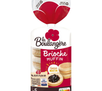 LA BOULANGERE – Pain muffin brioché (250g) 250 g