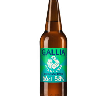 GALLIA – Bière blonde Champ Libre 66 cl