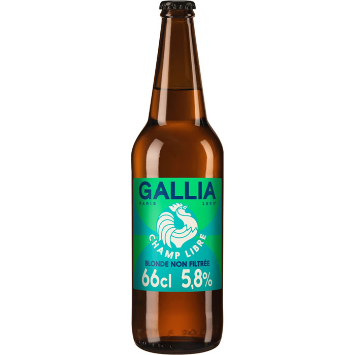GALLIA - Bière blonde Champ Libre 66 cl