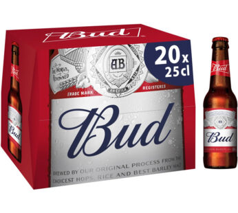 BUD – Bière blonde 20 x 25 cl