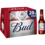 BUD - Bière blonde 20 x 25 cl