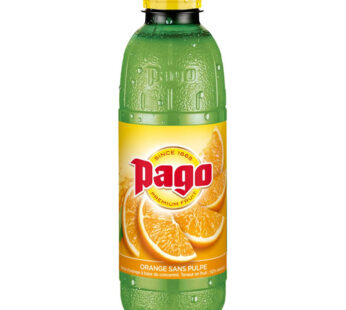 PAGO – Pur jus d&rsquo;orange sans pulpe 75 cl