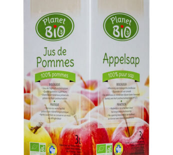 PLANET BIO – Jus de pommes bio 3 L
