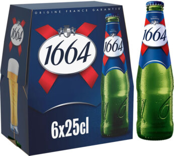 1664 – Bière blonde 6 x 25 cl
