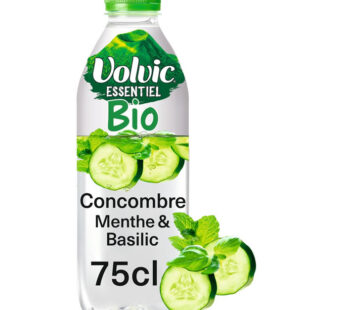 VOLVIC – Essentiel Bio Concombre, Menthe & Basilic 75 cl