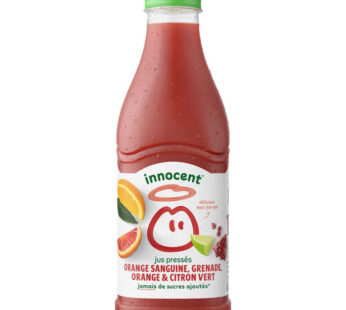 INNOCENT – Pur jus d&rsquo;orange sanguine, grenade, citron vert 90 cl