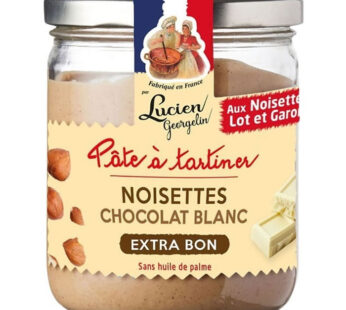 LUCIEN GEORGELIN – Pâte à tartiner chocolat blanc & noisette 400g 400 g