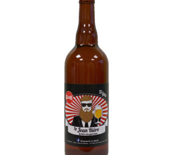 LA JEAN BIERE – Bière blonde bio Triple 75 cl