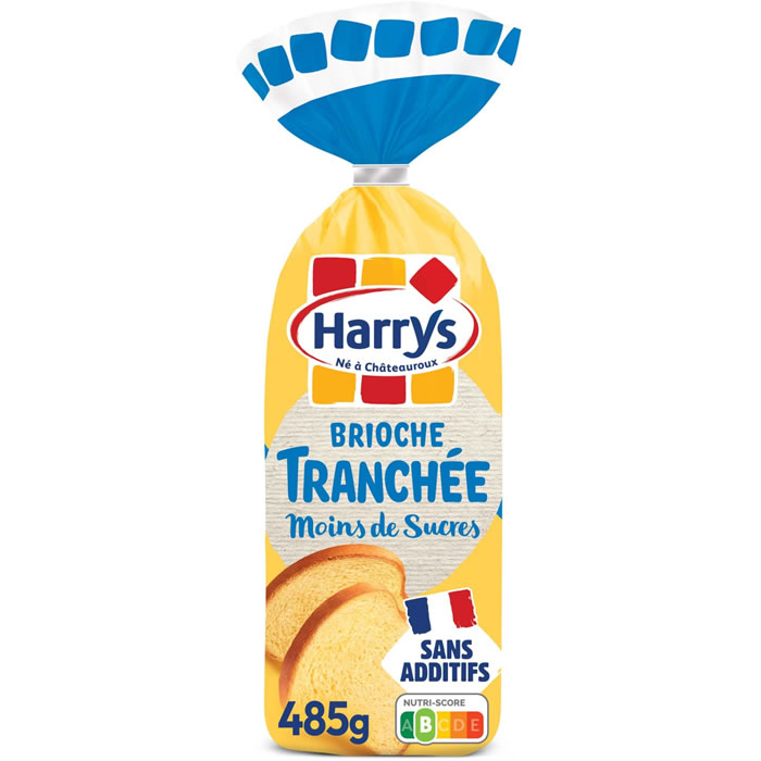 HARRYS – Brioche tranchée allégée en sucres (485g) 485 g
