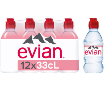 EVIAN – Eau minérale naturelle 12 x 33 cl