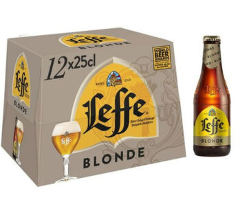 LEFFE – Belge Bière blonde 12 x 25 cl