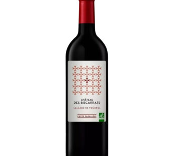 Vin rouge bio AOP LALANDE DE POMEROL Château des Biscarrats 75 cl
