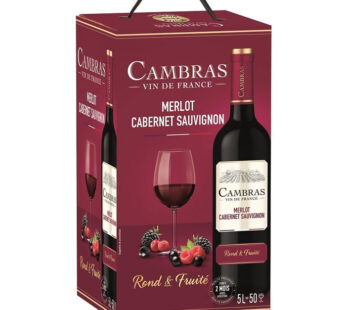 Vin rouge CAMBRAS Merlot Carbernet Sauvignon