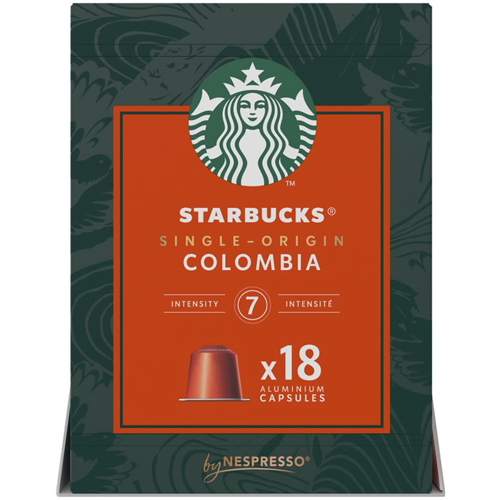 STARBUCKS Colombie - Capsules de café espresso N°7 18 capsules
