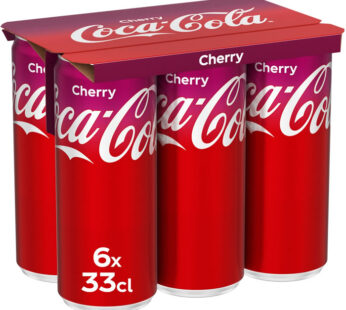 COCA-COLA – Boisson gazeuse aux extraits végétaux cerise 6 x 33 cl