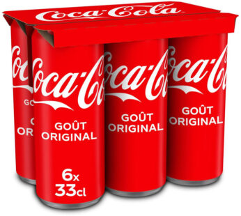 COCA-COLA – Boisson gazeuse aux extraits végétaux 6 x 33 cl