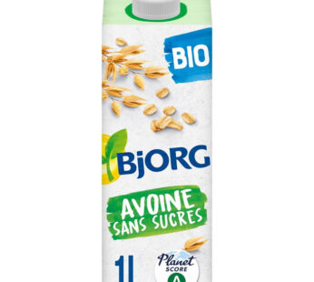 BJORG – Boisson végétale à l&rsquo;avoine sans sucres bio 1L