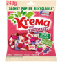 KREMA Bonbons tendres aux fruits rouges 240g