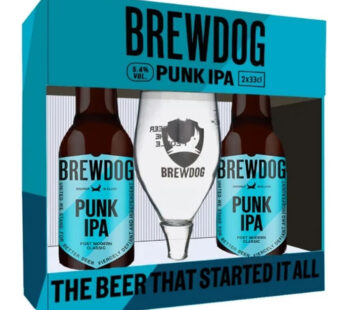 BREWDOG – Coffret 2 bières blondes IPA et 1 verre 2x33cl