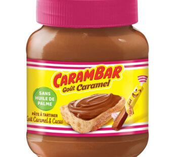 CARAMBAR – Pâte à tartiner cacao & caramel 350g 350 g