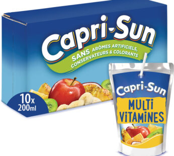 CAPRI-SUN – Boisson aux fruits Multi Vitamines 10 x 20 cl