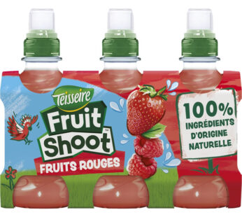 TEISSEIRE – Boisson aux fruits rouges Fruit Shoot 6 x 20 cl