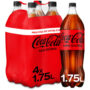 COCA-COLA - Boisson gazeuse aux extraits végétaux sans sucres 4 x 1,75 L