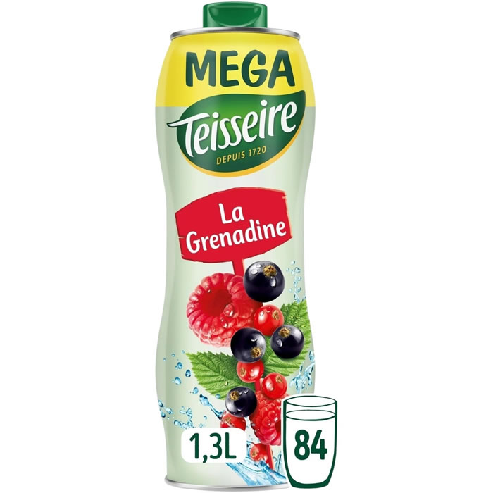 TEISSEIRE - Sirop de grenadine 1,3 L