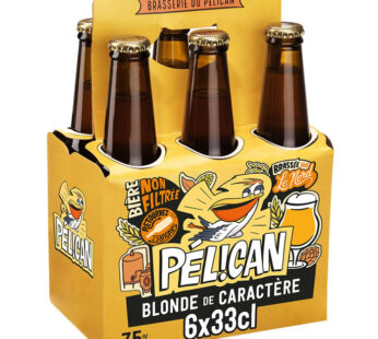 PELICAN – Bière blonde de caractère 6 x 33 cl