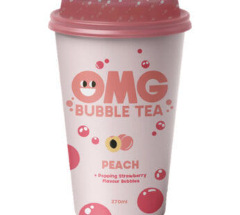 OMG Bubble Tea – Thé noir à la pêche 27 cl