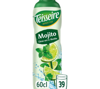 TEISSEIRE – Sirop de citron vert et menthe Mojito 60 cl