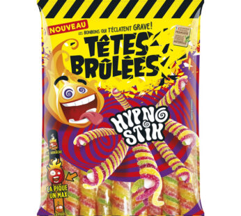 TETES BRULEES Hypnostik Bonbons acidulés goûts citron et cola 180g