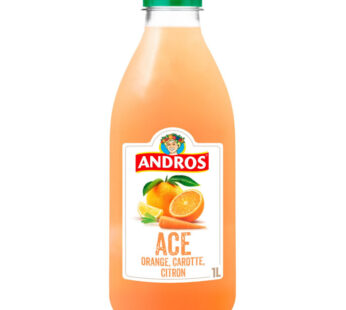 ANDROS – Boisson à l&rsquo;orange, carotte et citron 1 L