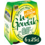 GOUDALE - Bière sans alcool au jus de citron 6x25 cl