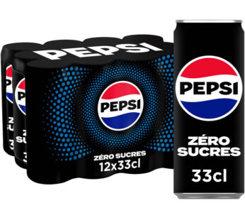 PEPSI – Boisson gazeuse aux extraits végétaux sans sucres 6 x 33 cl