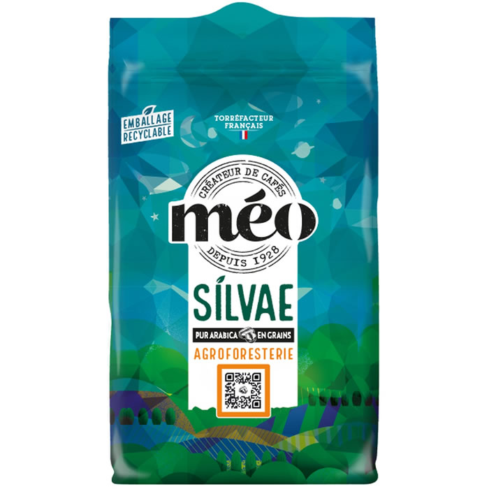 MEO Silvae Agroforesterie - Café en grain pur arabica 500 g