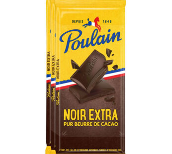 POULAIN Noir Extra – Tablette de chocolat noir 3x100g