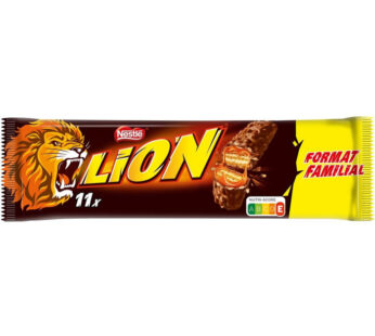 NESTLE Lion Barres céréalières chocolat et caramel 11x42g