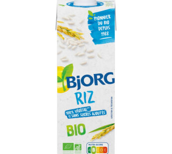 BJORG – Boisson végétale au riz bio 1L