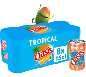 OASIS – Boisson aux fruits tropicaux 8 x 15 cl