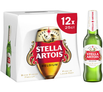 STELLA ARTOIS – Bière blonde Belge 12 x 25 cl