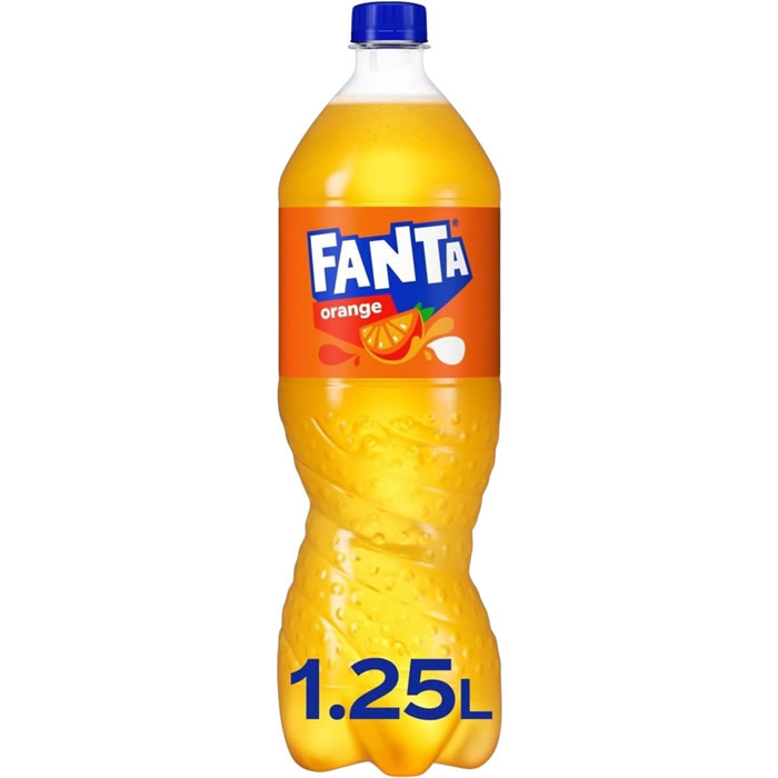 FANTA - Boisson gazeuse à l'orange 1,25 L