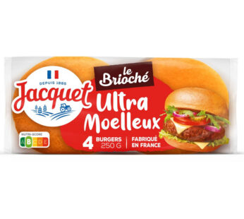 JACQUET – Pains hamburgers briochés 250g