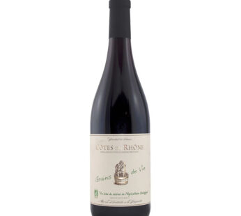 Vin rouge bio AOP Grains de Vie 75 cl